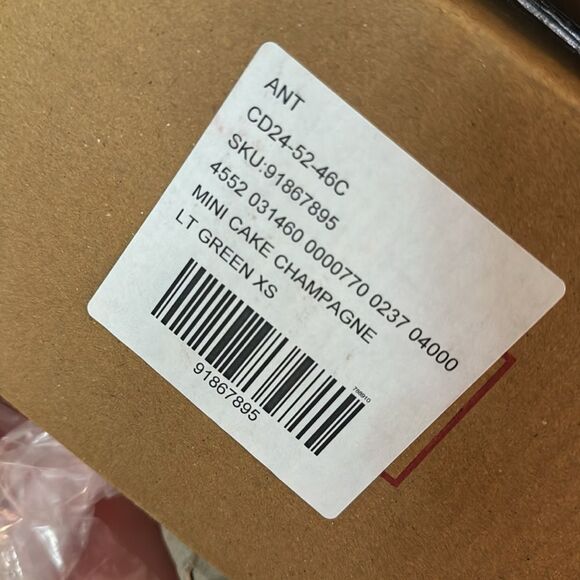 NIB ANTHRPOLOGIE MINI FRUIT STAND IN CHAMPAGNE CHEERS GLASS CANDLE 16 hrs - Picture 3 of 3